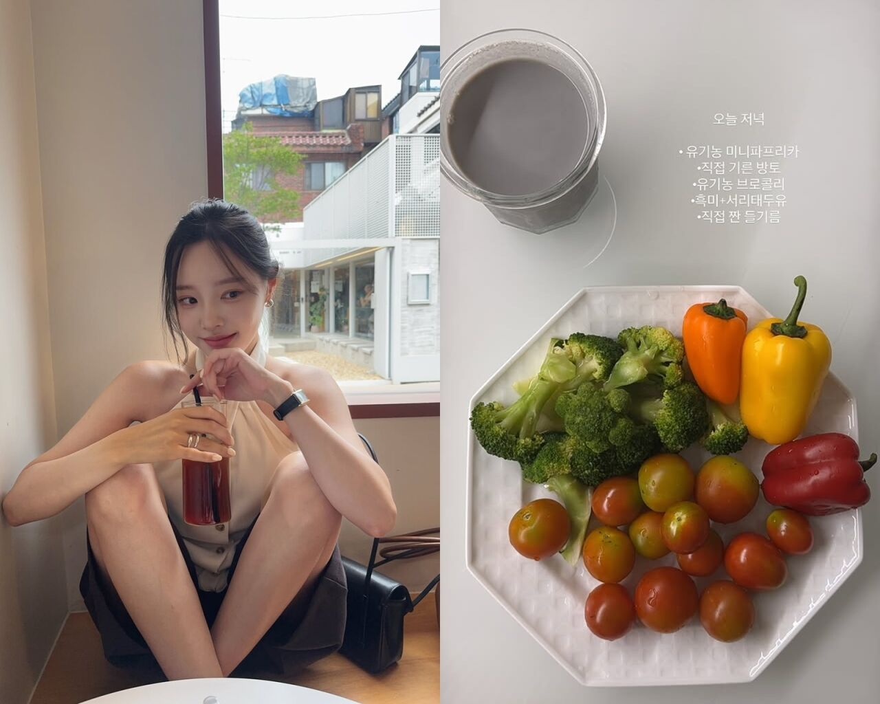 '박성광♥' 이솔이, 42kg 몸매 뒤 숨은 관리...정기검진 이어 채소 한 끼
