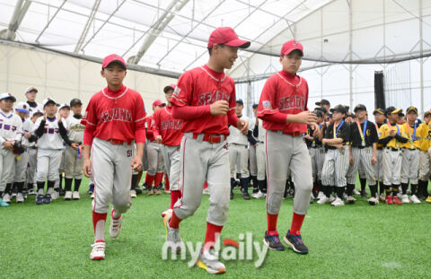 [MD포토] 세종시 유소년야구단 '유소년리그 청룡 준우승'