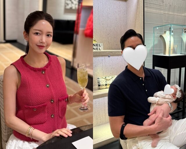 李菲利普♥ 朴贤善，她40天大的女儿第一次购物之旅……竟然是从奢侈品牌C开始？
