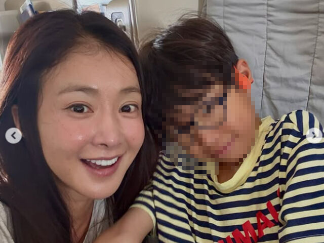 이시영과 아들이 캐나다로 떠났다. / 이시영 소셜미디어