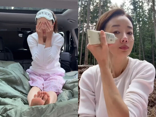 윤손하는 10년 활동 공백에도 여전한 동안 외모를 자랑했다. / 윤손하 소셜미디어 
