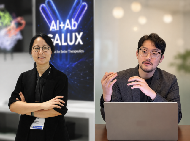 갤럭스 석차옥 대표 (왼쪽)와 박태용 신임 대표 (오른쪽). /갤럭스