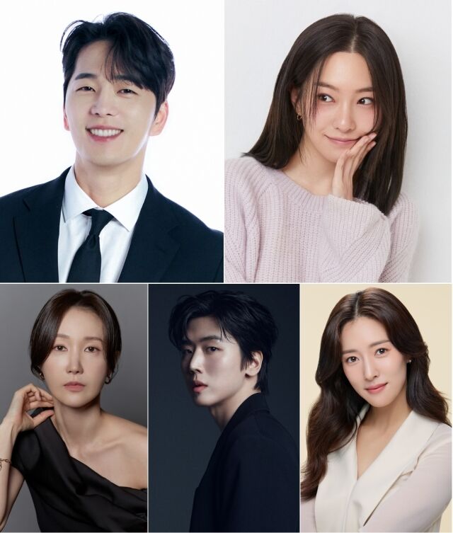 왼쪽부터 시계방향으로 이현진, 이진이, 왕빛나, 정의제, 오연아 프로필 / 각 소속사