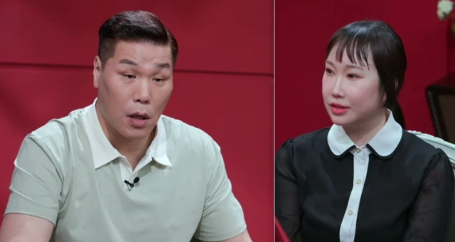 28일 오후 8시 50분 방송되는 '연애전쟁' 6회에서는 배우 정이랑이 특별 외교관(게스트)으로 출연하는 가운데, 성적 트러블로 깊은 갈등을 겪고 있는 4년 차 ‘발전 커플’(발기부전 커플)의 사연이 공개된다. 서장훈과 여자 출연자./JTBC '연애전쟁'