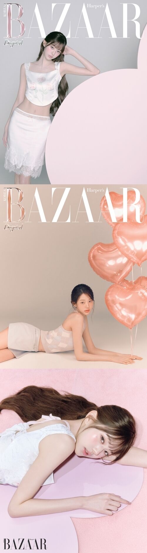 그룹 아이브 멤버 장원영 화보 / 하퍼스 바자 코리아