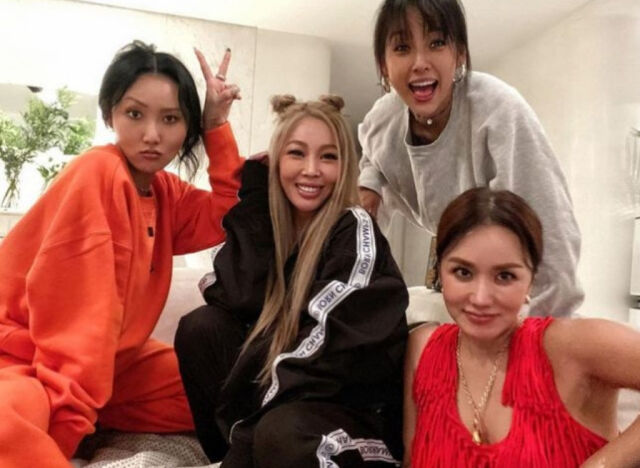 화사, 제시, 이효리, 엄정화./소셜미디어