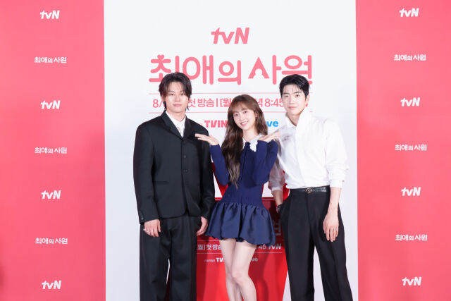 배우 차우민(왼쪽부터), 김혜준, 강훈. / tvN 새 월화드라마 '최애의 사원' 제공