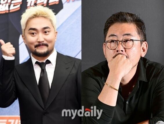 방송인 유병재가 영화감독 나홍진의 반응을 기다리고 있다. / 마이데일리