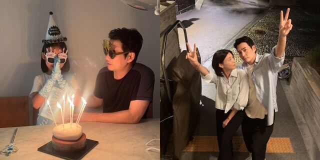 배우 주상욱이 아내 차예련과 딸의 생일을 챙기는 모습이 담겼다. / 주상욱 소셜미디어