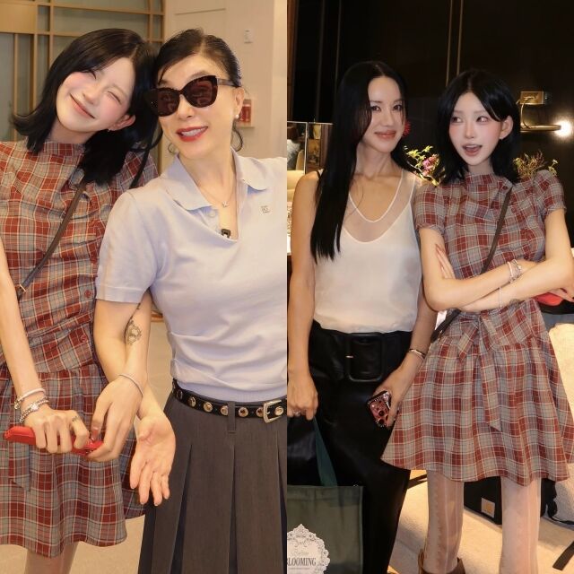 최준희, 최화정, 엄정화./최준희 인스타그램