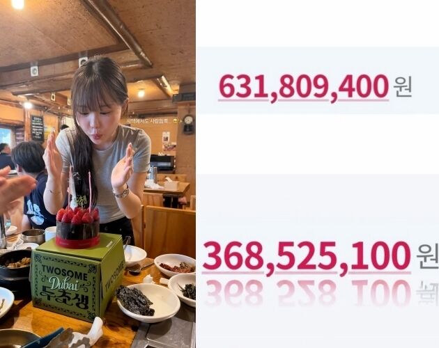 인플루언서 홍영기가 매출액 10억원을 달성한 근황을 전했다. / 홍영기 소셜미디어