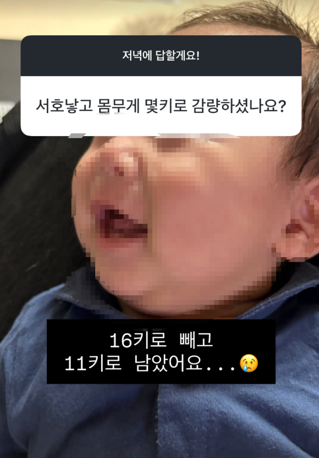 최연수가 출산 후 다이어트 진행 상황을 솔직하게 공개했다. / 최연수 SNS