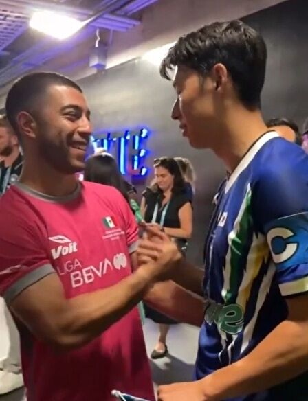 손흥민과 리라가 MLS 올스타전에서 재회했다./엘마나나
