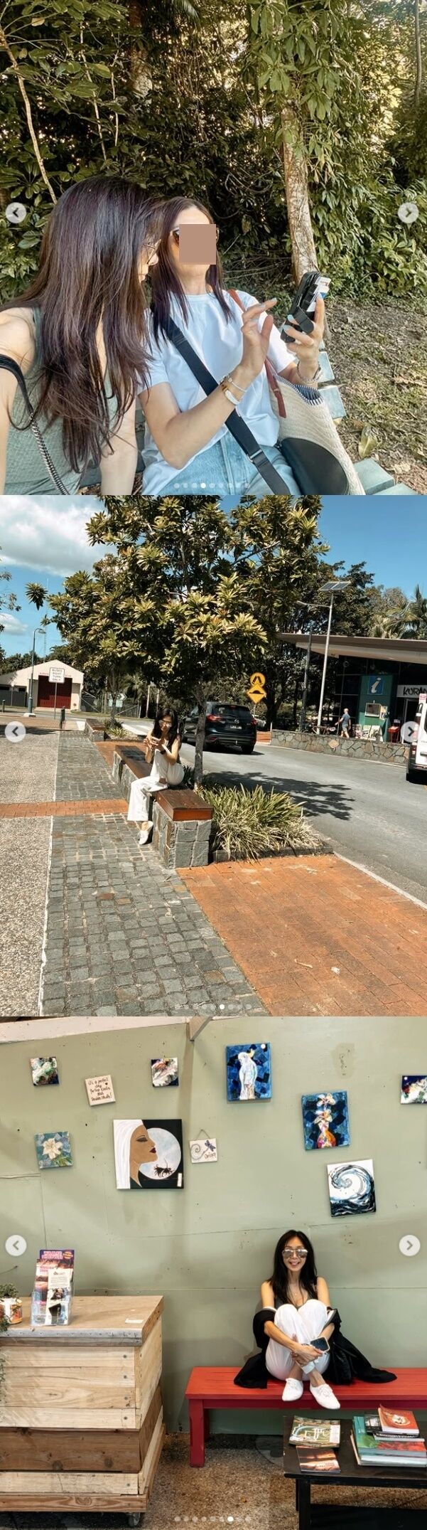 가수 지나가 '붕어방' 모친과 호주 여행을 다녀왔다./지나 소셜미디어