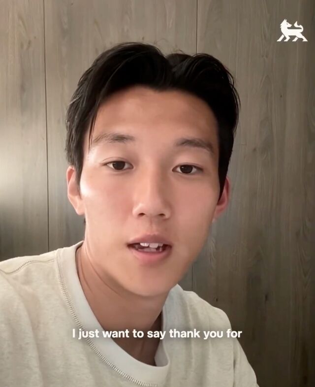 클럽 브뤼헤 이적을 확정한 이한범이 3일 영상을 통해 미트윌란 팬들에게 작별 인사를 남겼다./미트윌란 SNS 캡쳐