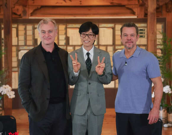크리스토퍼 놀란 감독, 유재석, 맷 데이먼./유퀴즈