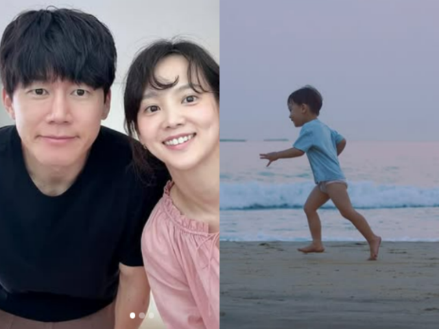 배우 김무열, 윤승아와 아들./윤승아 인스타그램
