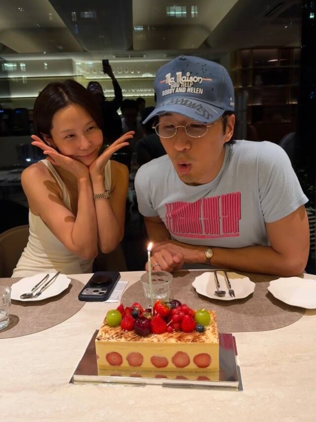김나영이 남편 마이큐의 생일을 맞아 행복한 가족의 일상을 공개했다. / 김나영 SNS