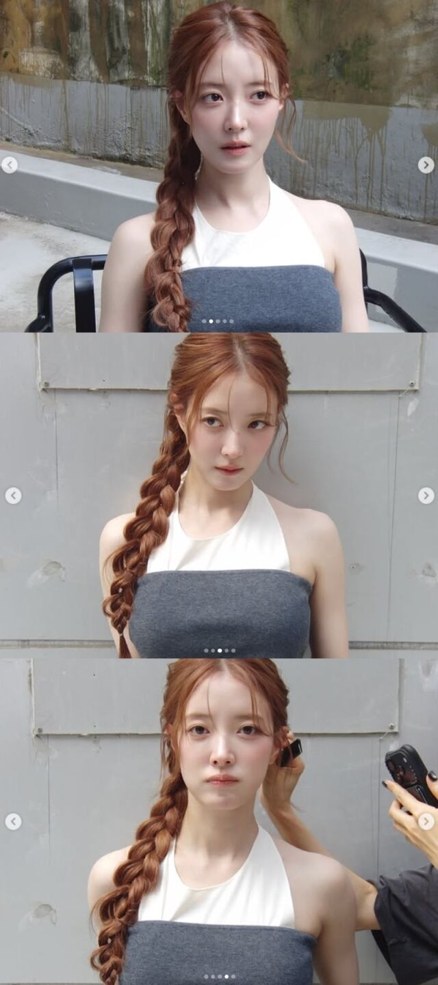 배우 이세영이 폭염을 한 방에 날리는 상큼한 미모를 과시했다. /이세영 소셜미디어