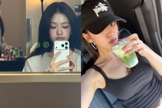 그룹 아이브 멤버 안유진이 미국에서의 일상을 공유했다. / 안유진 소셜미디어