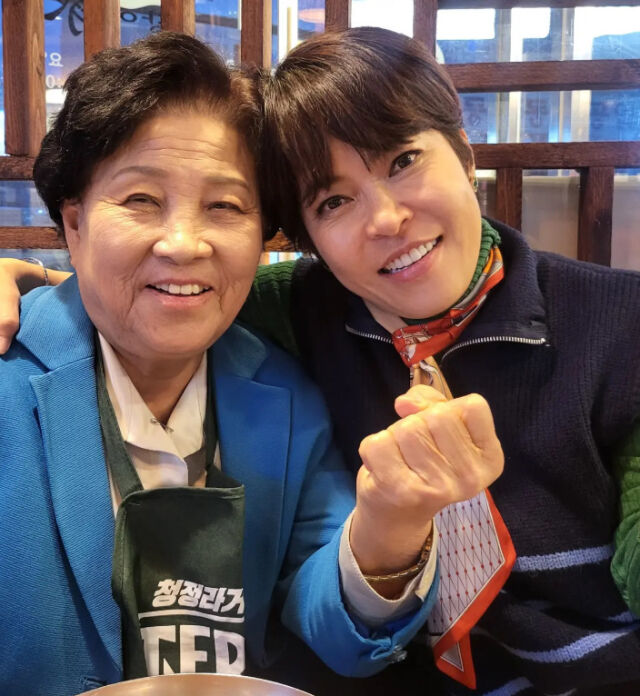 조혜련, 모친./소셜미디어