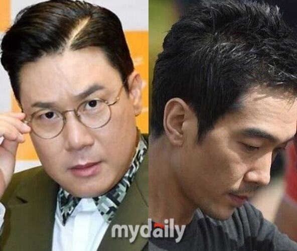 방송인 이상민(왼쪽), 룰라 출신 고영욱 / 마이데일리
