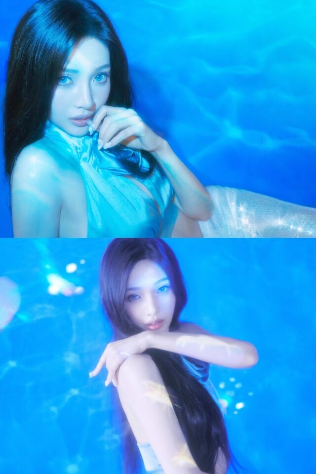 레드벨벳(RED VELVET) 조이가 한계치를 넘어선 몽환적이고 치명적인 미모로 온·오프라인을 뜨겁게 달구고 있다./조이 소셜미디어