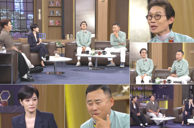 코미디언 황기순이 과거 필리핀 도피 시절 자신을 절망에서 구원해 준 동료들의 따뜻한 손길을 회상하며 눈시울을 붉혔다./MBN '김주하의 데이앤나잇'