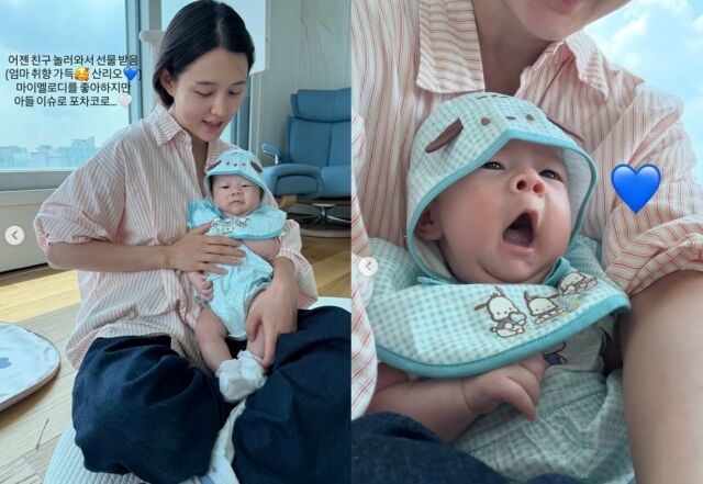 최근 첫 아들을 품에 안은 배우 남보라가 초보 엄마로서 겪는 현실적인 육아 고충과 함께 산후 탈모에 대한 솔직한 우울감을 털어놓았다./남보라 소셜미디어