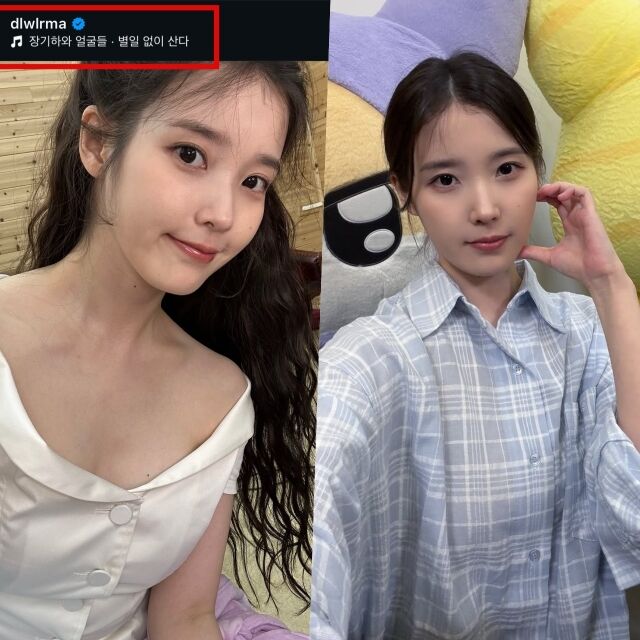 아이유./아이유 공식, 개인 계정 'dlwlrma' 인스타그램