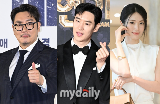 배우 조진웅(왼쪽부터), 이제훈, 하영. 마이데일리