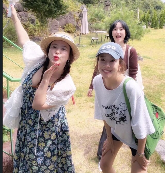 왼쪽부터 심진화, 소유진, 김리온 /소셜미디어