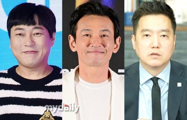 코미디언 이진호, 배우 황정민, 가로세로연구소 김세의 대표./마이데일리, 유튜브 채널 '가로세로연구소' 영상 캡처