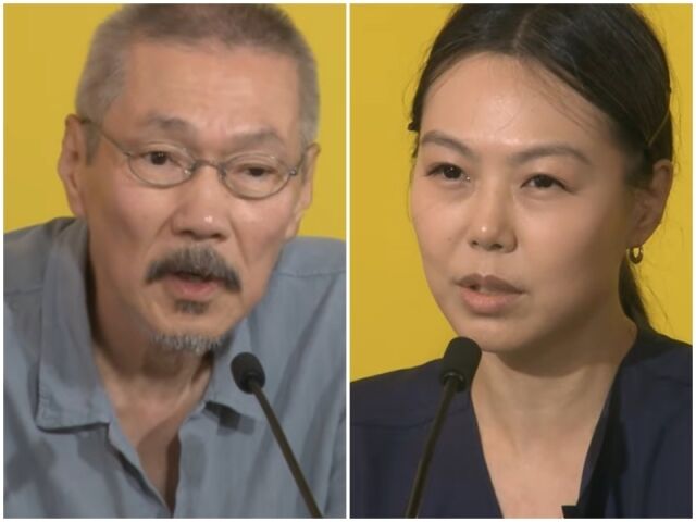 홍상수, 김민희./로카르노 유튜브