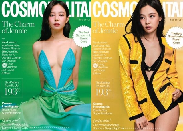 Jennie“大胆镂空设计，大秀事业线”……苗条魅力的大胆挑衅
