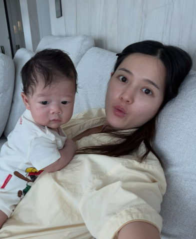 배우 남보라와 아들./남보라 인스타그램