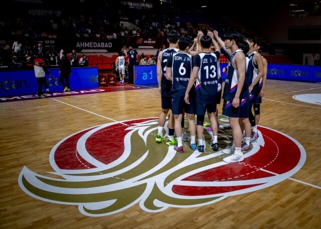한국18세이하 남자농구대표팀./FIBA 제공