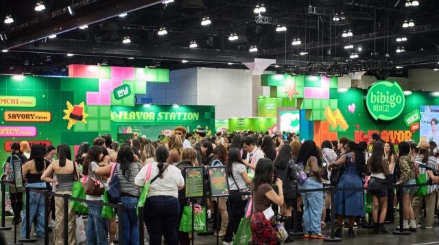 KCON LA 2026 비비고 부스. /CJ