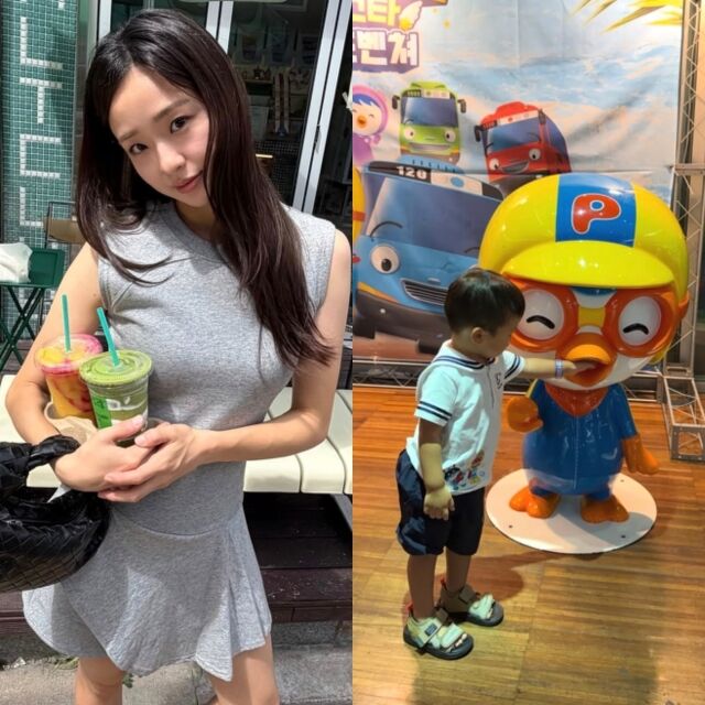 전 리듬체조 국가대표 손연재, 손연재의 아들./손연재 소셜미디어
