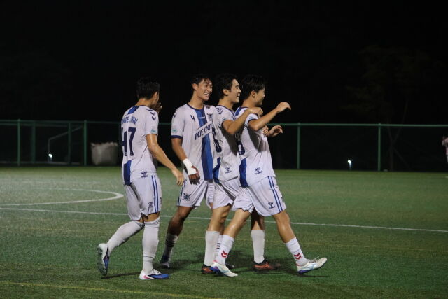 인제대가 17일 군민4구장에서 열린 전주기전대와의 조별리그 3차전에서 3-1로 승리하며 조 1위를 차지했다./한국대학축구연맹 제공