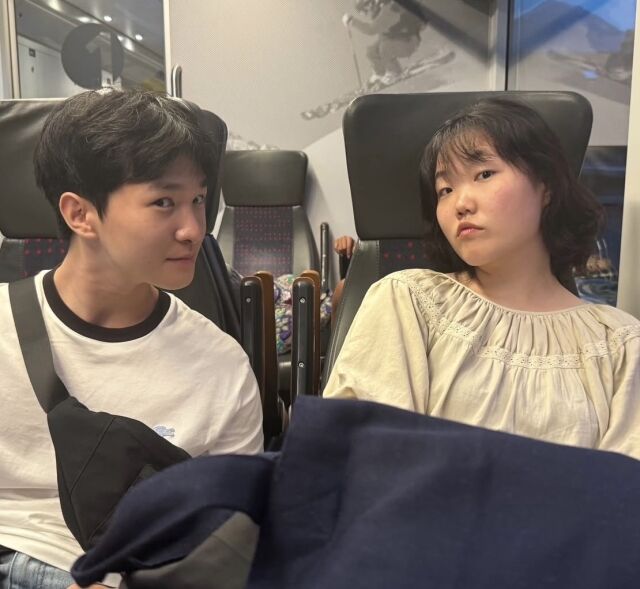김민국(왼쪽)과 이수현 /소셜미디어