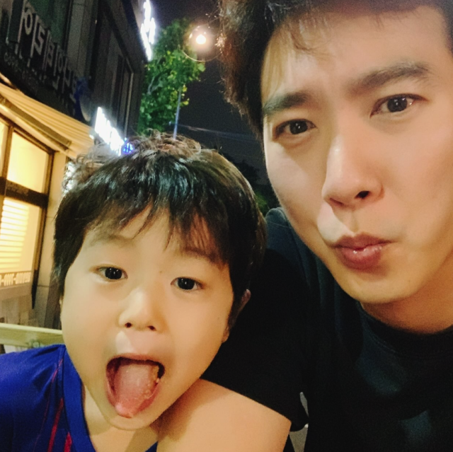 고지용와 아들 승재./고지용 인스타그램