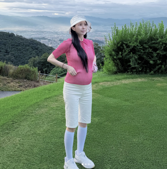 이지훈의 아내 아야네가 둘째 임신 26주차 근황을 공개했다. / 아야네 SNS