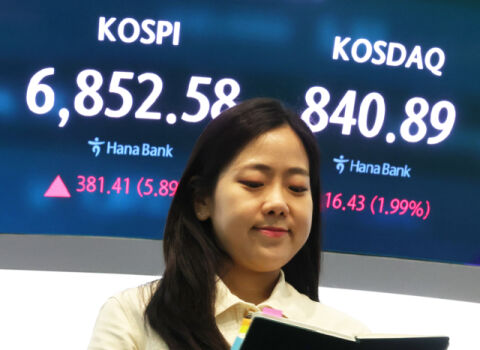 코스피, 하루 만에 5.9% 급반등&hellip;삼전&middot;닉스 &lsquo;불기둥&rsquo;