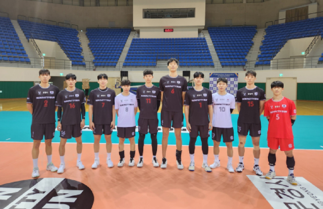 2023년 '문경·BUNPATTYBUN 국제대학배구대회' 한국 대표팀에 선발됐던 조진석./한국대학배구연맹 제공