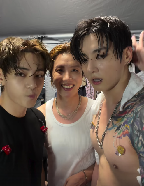 왼쪽부터 뷔, 제이홉, 정국./뷔 인스타그램