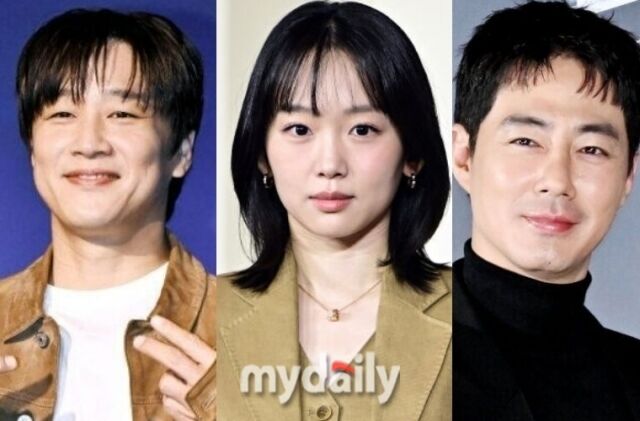 왼쪽부터 배우 차태현, 진기주, 조인성 / 마이데일리