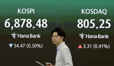 삼전 주주환원 &lsquo;실망 매물&rsquo;&hellip;코스피 3% 급락해 6700선 붕괴