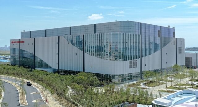 롯데바이오로직스 송도 바이오 캠퍼스 제1공장 전경. /롯데바이오로직스