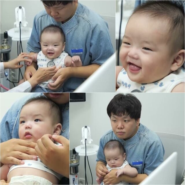 곽튜브와 그의 아들 태산이 예방접종을 맞으러 병원을 찾는다. / KBS 2TV '슈돌'